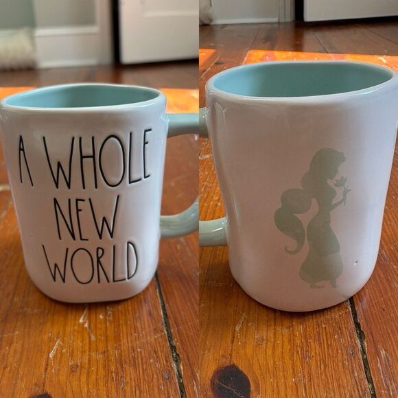 Rae Dunn A Whole New World Aladdin Mug Disney Jasmin - Picture 1 of 5
